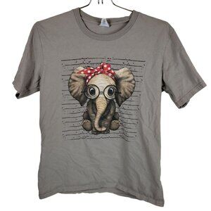 Port & Company Youth Girls Large Elephant Graphic T-Shirt